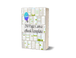 250-Page Canva eBook & Course Workbook Template